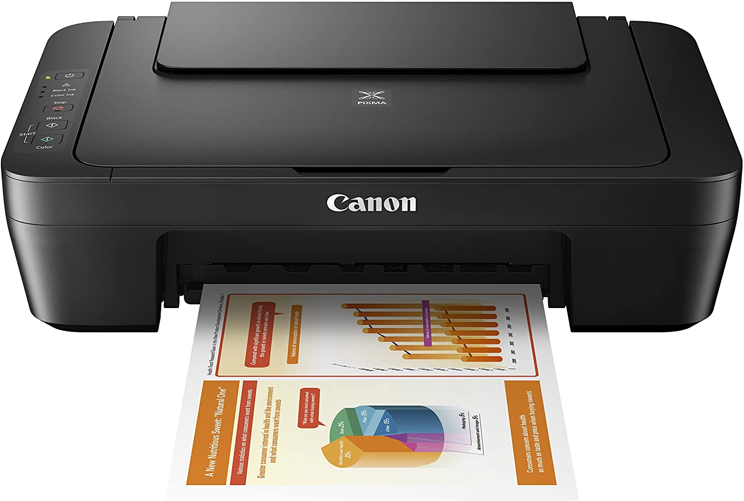Canon MG Series PIXMA MG2525 Inkjet Photo Printer with Scanner/Copier, Black Canon MG Series PIXMA MG2525 Inkjet Photo Printer with Scanner/Copier, Black